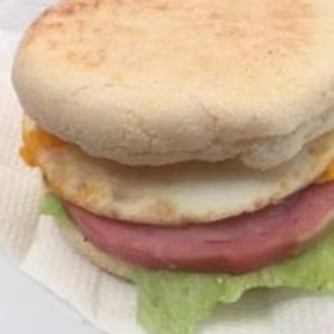 チーズ照りたま❀イングリッシュマフィンサンド